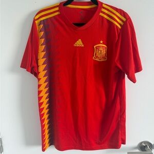 Adidas Red Spain Soccer Jersey World Cup